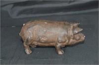 Vintage Cast Iron Pig 5"