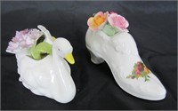 Royal Albert Old Country Roses Shoe & Swan