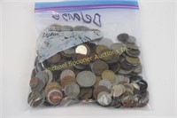 LOT OF ASSORTED WORLD COINS