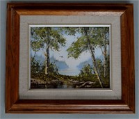 Original Oil On Canvas -  Signed M S Hansen