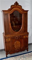 Antique China Display Hutch Cabinet