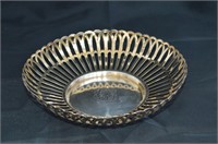 Sterling Silver 7" Reticulated Dish (Engraved)