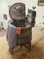 Antique Wooden Barrel Washing Machine