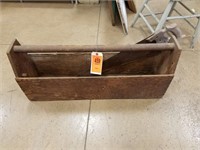 Antique Wooden Carpenter Tool Box