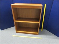 smaller teak veneer bookcase - 36in tall