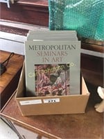 BOX OF "METROPOLITAN SEMINARS IN ART" BOOKS
