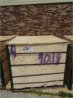 (2) Wood Pallet Shipping Crates