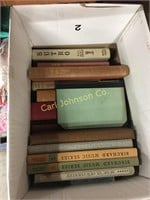 BOX OF VINTAGE BOOKS