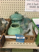 BOX OF POTTERY