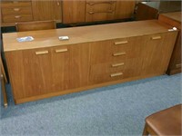 MID CENTURY SIDEBOARD 78 ¾", S-FORM