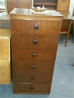 SIX DRAWER CHEST OF DRAWERS