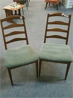 MID CENTURY DINING CHAIRS (6X)