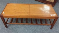 MID CENTURY REMPLOY COFFEE TABLE WITH PULL OUT