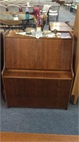 MID CENTURY CHILD HEIGHT DROP FRONT BUREAU WITH
