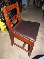 Vintage Sewing Chair with Drawer
