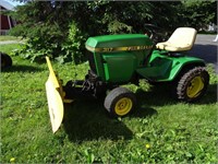 John Deere 317 Mower with 4' Blade