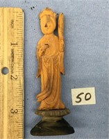 Choice on 2 (50-51) 3 1/2" ivory oriental figurine