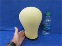 older mannequin head form - 10in tall