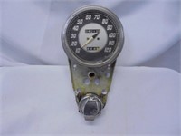 Vintage motorcycle speedometer