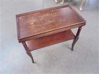 Vintage two tier end table