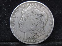1904-o morgan silver dollar (90% silver)