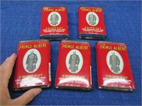 5 old prince albert tobacco tins (2of3 lots)