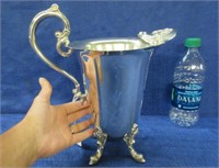 nice silver plated water pitcher - chelsey pat