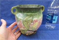 nice antique weller pottery vase - 6in tall