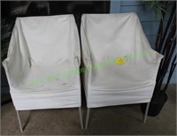 CANVAS COVERED CHAIRS
