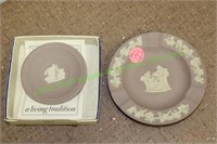 WEDGEWOOD LILAC TRAY AND DISH