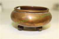 EARLY 1900'S COPPER NUT HOLDER