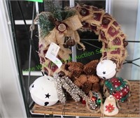 BURLAP WREATH AND MORE