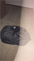 Single air bed in carrying bag
