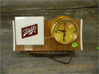 Schlitz clock(works) with light(needs blub)
