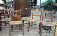 Lot of 5 Mule Earred chairs