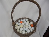 Basket of Golf Balls