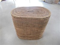Large Oval Laundry Basket with Lid