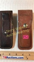 2- Old Timer Leather Belt Pouches