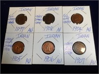 1897, 1902, 1904, 1905, 1906, 1907 Indian Head