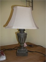 Metal desk lamp with shade