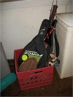 Sporting equipment lot