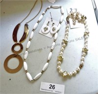 2  Jewelry Sets & a Necklace