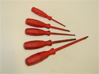 5 pc. Electrial Safety screwdriver set