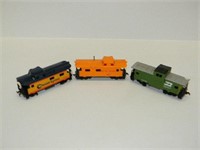 (3) Caboose cars