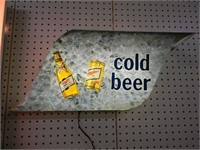 Miller Lighted Beer sign