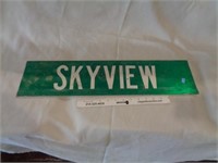 Street Sign SKYVIEW