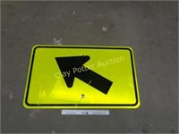Metal ARROW Traffic Sign