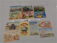 Collection of 12 Vintage Post Cards