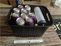 New Tote Basket of Drinks & More