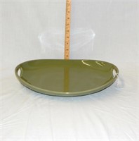 Sage Woven Traditions Oval Handled Tray